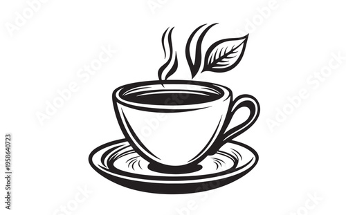 A cup of herbal tea illustration