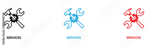 3d drone icons for business services and technology solutions isolated on white background