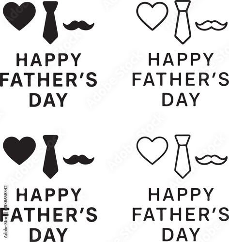 Isolated Happy Fathers Day Celebration Poster, happy fathers day poster, happy fathers day poster, happy fathers day poster, dad celebration banner, father event design, greeting template