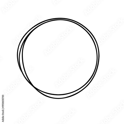 Hand drawn circle