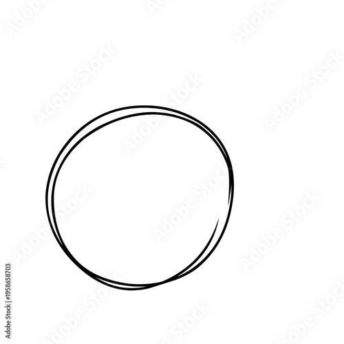Hand drawn circle