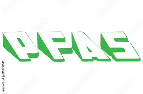 Pfas free sign.no pfas. badge icon. vector illustration