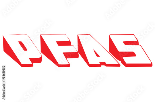 Pfas free sign.no pfas. badge icon. vector illustration
