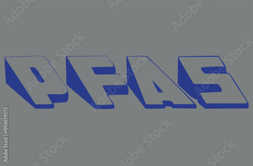 Pfas free sign.no pfas. badge icon. vector illustration