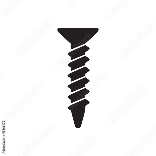 Screw icon illustration isolated sign symbol
