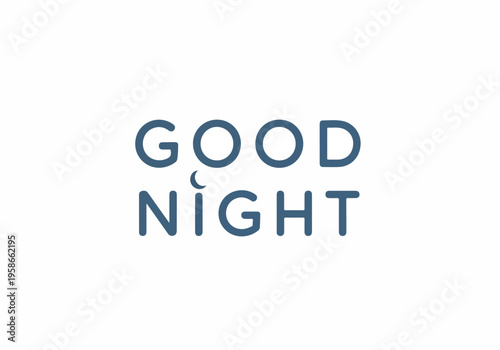 Embracing the serenity of the night with a peaceful 'Good Night' message, perfect for conveying calm and relaxation at the end of the day