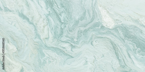 Abstract mint green and teal marble texture background with fluid swirling waves of luxury stone mineral pattern