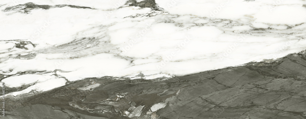Fototapeta premium Gray cement wall texture grunge Brown marble stone background. Brown marble quartz texture.