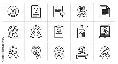 Award Ribbon Trophies and Certificates for Achievement and Success