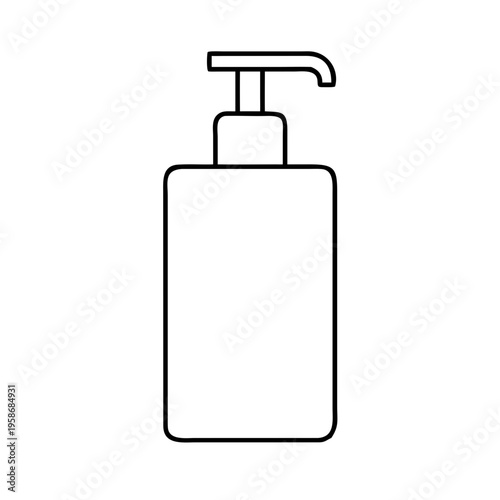 Water Dispenser Large Bottle Icon Vector . Black Silhouette Utility Container