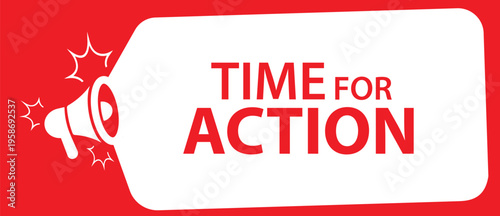 time for action sign