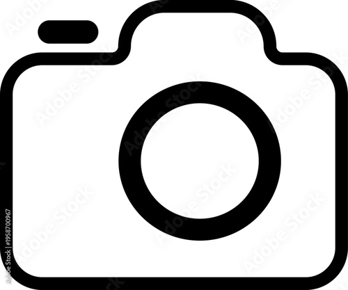 Photography camera icon set. Minimalistic cameras symbol collection. Photo icon. Line and flat style icon on isolated on background - stock vector. isolated on transparent background.
