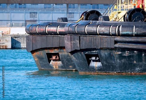 Tugboats mooring at the quay