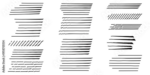 Black and white business paper set featuring a piano keyboard pattern and musical vector icons for an artistic book design illustration