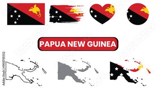 Papua new guinea flag variations and symbolsPapua new guinea flag variations and symbols