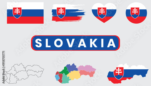 Slovakia national symbols and flag variationsSlovakia national symbols and flag variations