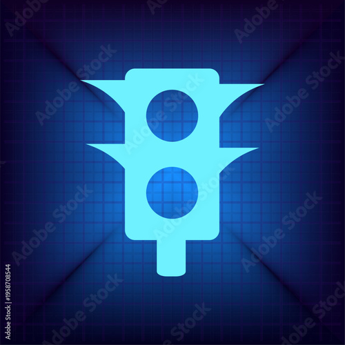 Vector illustration on a blue background