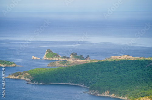 bays and coves of the Krabbe Peninsula in Primorye, Russia