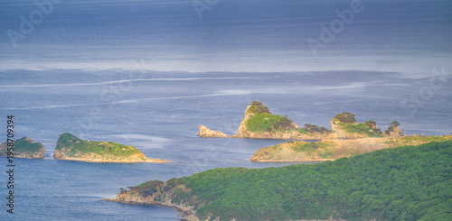 bays and coves of the Krabbe Peninsula in Primorye, Russia