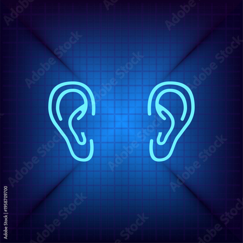 Vector illustration on a blue background