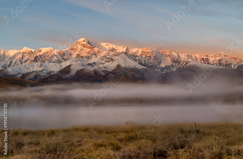 Dzhangyskol Mountain Lake in the Altai Mountains