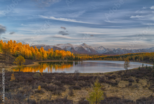Kidelu Mountain Lake in the Altai Mountains