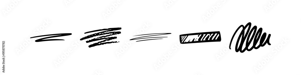 Fototapeta premium Line, Lines and Zigzag Monochrome Icon Set. High quality stock illustration with clear subject focus, cohesive composition, and versatile commercial applicability across branding, editorial.