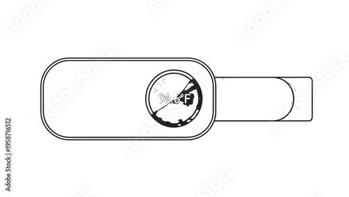 Close-up of a pregnancy test showing a positive result with a single line.