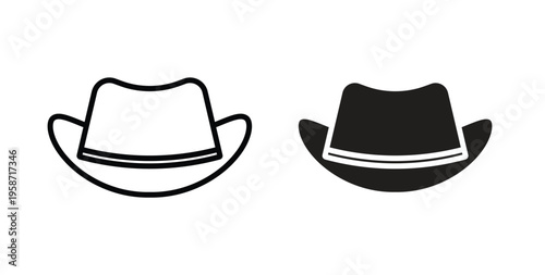 Hat icon symbol vector illustration. vector flat clipart object eps10