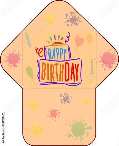 Envelope, Happy birthday 