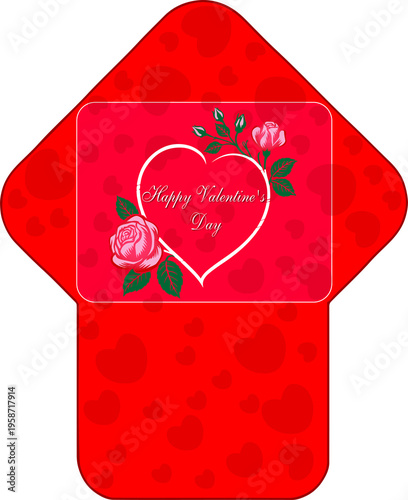 Envelope, Happy Valentine's Day