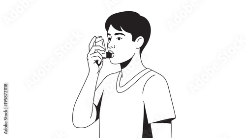 Young Man Talking on Mobile Phone with Excited Expression in Casual Clothing.