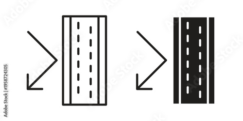 Insulation icon in black stroke eps vector graphic