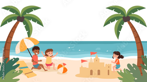 A vibrant abstract art background with green, beige, and orange shapes, evoking a sense of creativity and modernity.