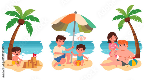 A colorful illustration of abstract shapes in a playful and creative mood, ideal for design and artistic use cases.