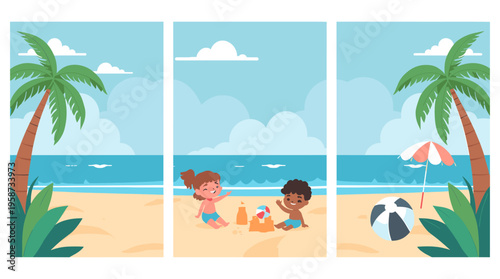 A vibrant and modern abstract design featuring various shades of green.