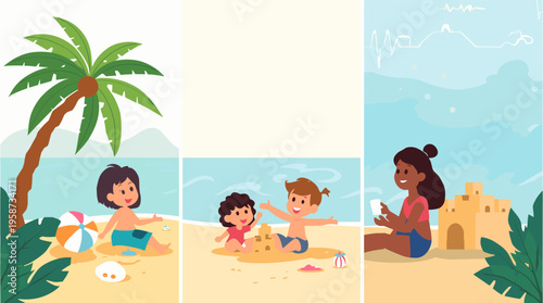 A calming abstract art piece featuring shades of green and yellow, evoking feelings of serenity and growth.