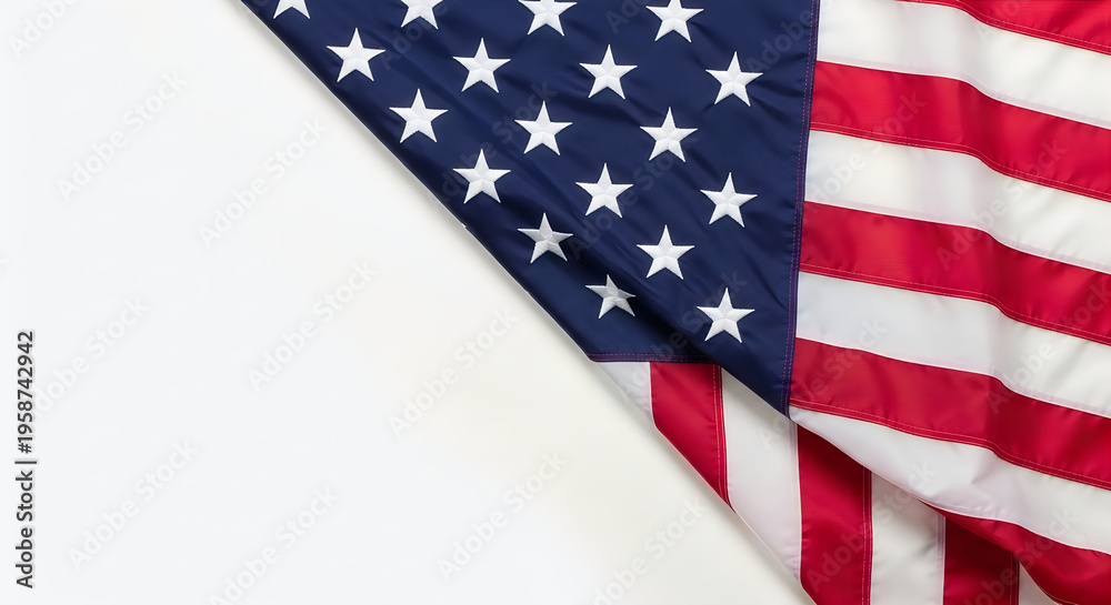 Obraz premium American flag with stars and stripes