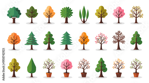 A stylized illustration of a tree with yellow leaves, symbolizing the fall season with a sense of serenity and natural beauty.