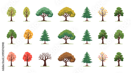 A stylized illustration of a tree with pink leaves on a white background, evoking a sense of spring or a creative design element.