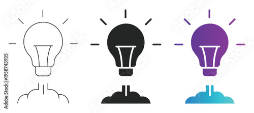 Cloud computing upload concept icon set line flat and gradient styles data, storage, technology, network and concept. Modern minimal illustration with editable stroke