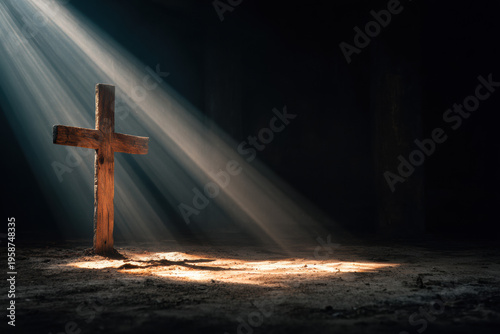 Maundy Thursday Religious Cross Design