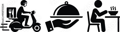 Food delivery from preparation to dining experience