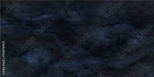 A dark blue grunge texture blends abstract smoke and misty clouds under a moonlit night sky to create a moody storm backdrop with natural motion