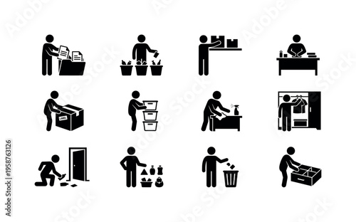 Organizing and tidying up various aspects of home and office life