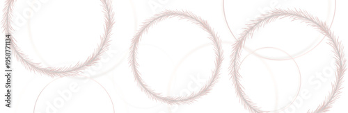 Christmas tree decoration on transparent background. Holiday fir tree garland festive ,corner, Christmas wreath. Winter season frame, realistic spruce branch with golden confetti. Vector.