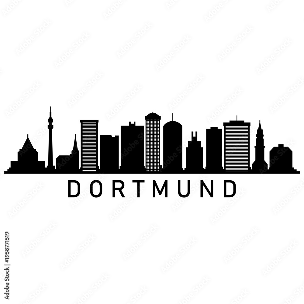 Obraz premium Skyline dortmund