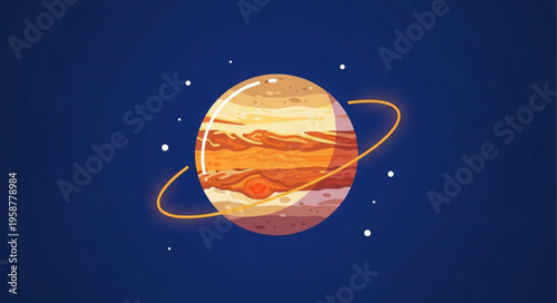 Jupiter Planet in Space.