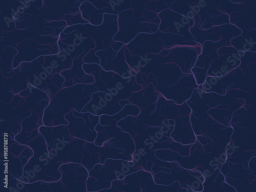 Fluid Motion Particle Trajectories Generative Art