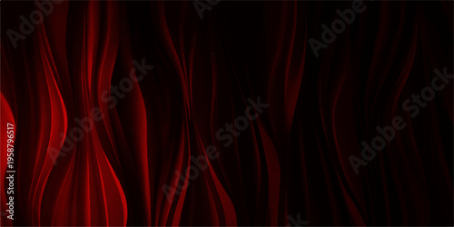 Abstract red streams on black background, showcasing graceful movement and emotional intensity. this image embodies emotion and movement.